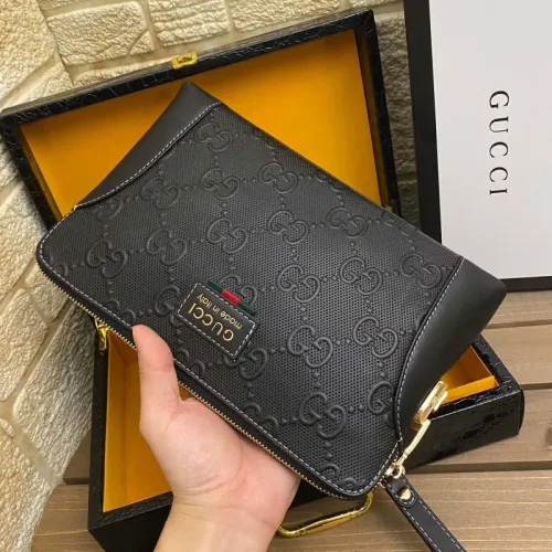 Replica Gucci AAA Man Pouches #1426133 $64.00 USD for Wholesale