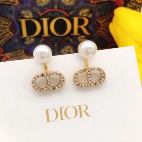 Replica Christian Dior Earrings For Women #1426146 $25.00 USD for Wholesale