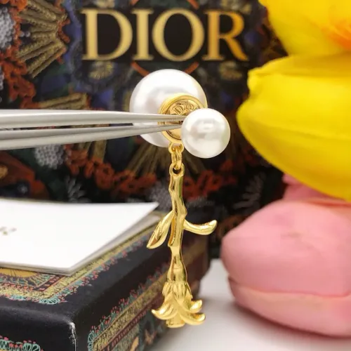 Replica Christian Dior Earrings For Women #1426155 $25.00 USD for Wholesale