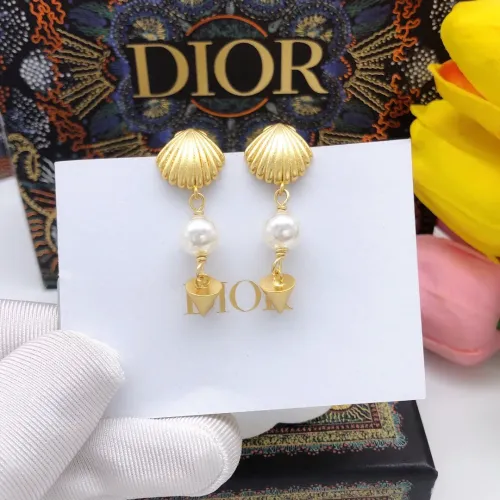 Replica Christian Dior Earrings For Women #1426166 $25.00 USD for Wholesale
