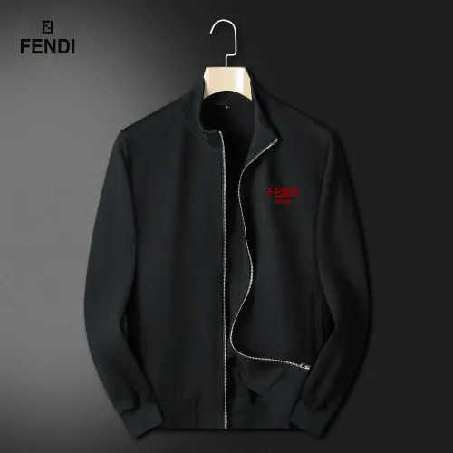 Replica Fendi Tracksuits Long Sleeved For Men #1426379 $80.00 USD for Wholesale
