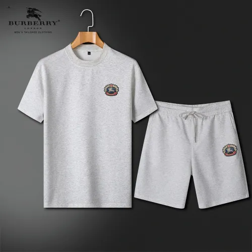 Burberry Tracksuits Short Sleeved For Men #1426585 $64.00 USD, Wholesale Replica Burberry Tracksuits