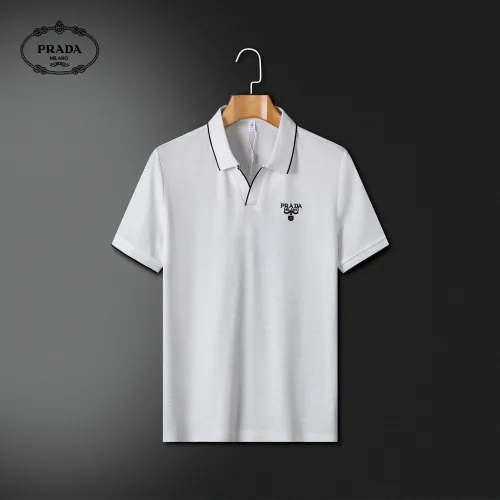 Prada T-Shirts Short Sleeved For Men #1426617 $42.00 USD, Wholesale Replica Prada T-Shirts