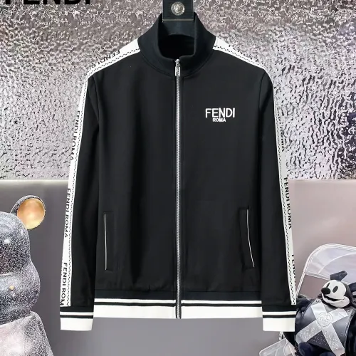 Replica Fendi Tracksuits Long Sleeved For Men #1426787 $92.00 USD for Wholesale