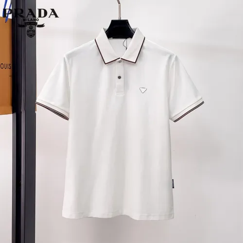 Prada T-Shirts Short Sleeved For Men #1426862 $48.00 USD, Wholesale Replica Prada T-Shirts