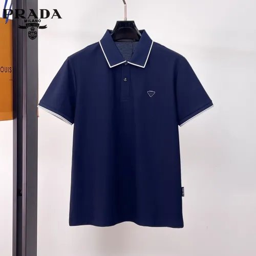 Prada T-Shirts Short Sleeved For Men #1426863 $48.00 USD, Wholesale Replica Prada T-Shirts