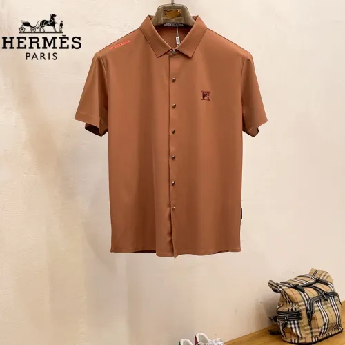 Hermes Shirts Short Sleeved For Men #1426891 $52.00 USD, Wholesale Replica Hermes Shirts