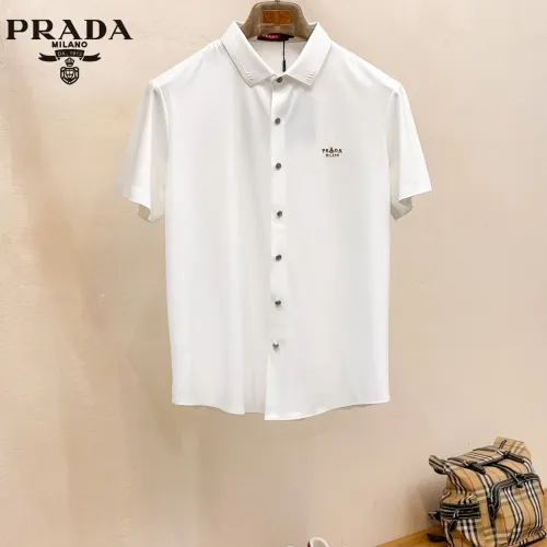 Prada Shirts Short Sleeved For Men #1426909 $52.00 USD, Wholesale Replica Prada Shirts