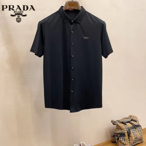 Prada Shirts Short Sleeved For Men #1426912 $52.00 USD, Wholesale Replica Prada Shirts
