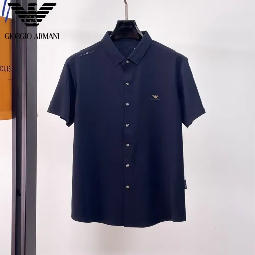 Armani Shirts Short Sleeved For Men #1426933 $52.00 USD, Wholesale Replica Armani Shirts