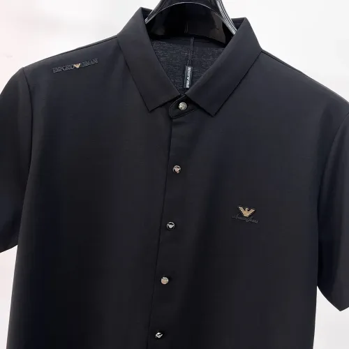 Replica Armani Shirts Short Sleeved For Men #1426934 $52.00 USD for Wholesale