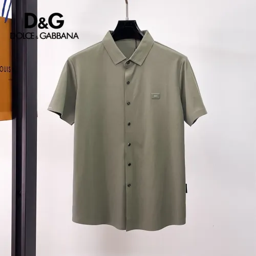Dolce &amp; Gabbana D&amp;G Shirts Short Sleeved For Men #1426937 $52.00 USD, Wholesale Replica Dolce &amp; Gabbana D&amp;G Shirts