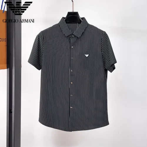Armani Shirts Short Sleeved For Men #1426948 $52.00 USD, Wholesale Replica Armani Shirts