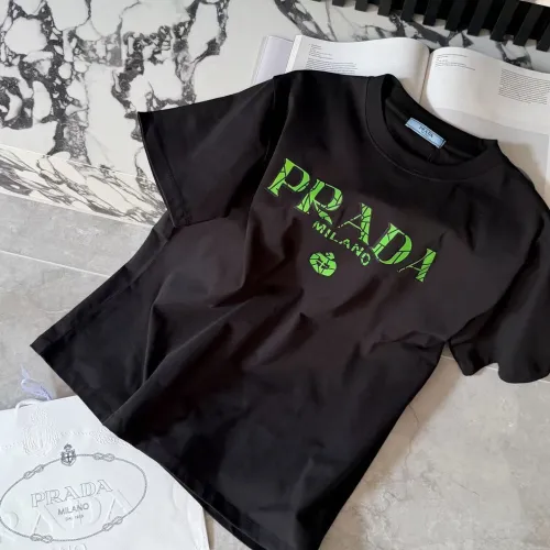 Prada T-Shirts Short Sleeved For Women #1426963 $64.00 USD, Wholesale Replica Prada T-Shirts