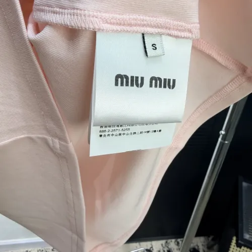 Replica MIU MIU T-Shirts Short Sleeved For Women #1426968 $64.00 USD for Wholesale