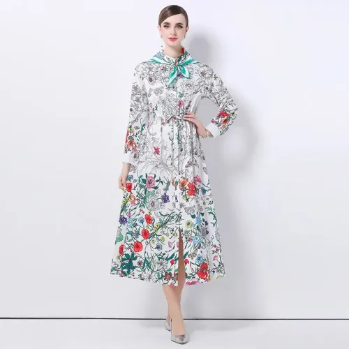 Gucci Dresses Long Sleeved For Women #1426980 $68.00 USD, Wholesale Replica Gucci Dresses