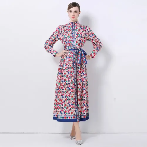 Replica Valentino Dresses Long Sleeved For Women #1426983 $68.00 USD for Wholesale