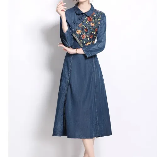 Replica Christian Dior Dresses Long Sleeved For Women #1426986 $76.00 USD for Wholesale