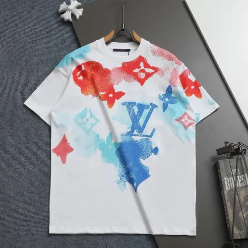 Louis Vuitton LV T-Shirts Short Sleeved For Unisex #1427004 $38.00 USD, Wholesale Replica Louis Vuitton LV T-Shirts