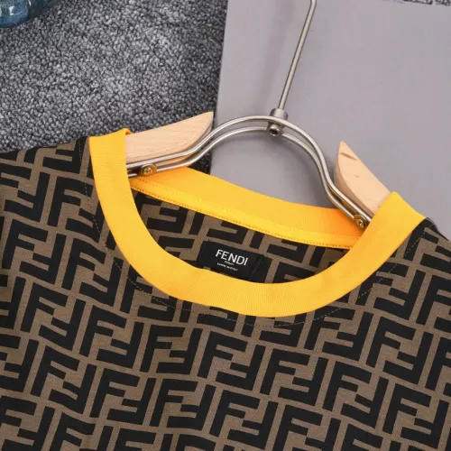 Replica Fendi T-Shirts Short Sleeved For Unisex #1427057 $38.00 USD for Wholesale