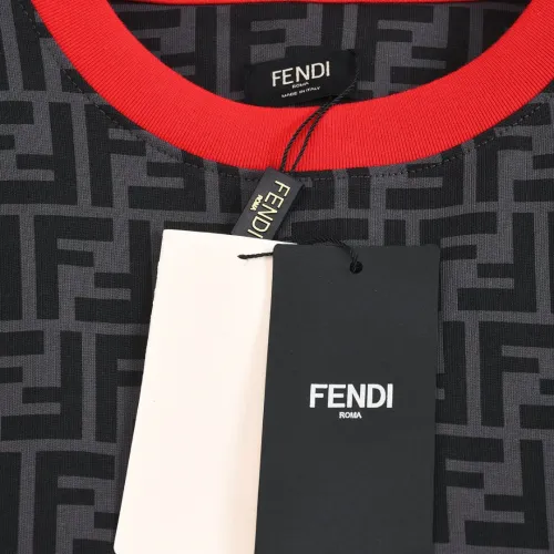 Replica Fendi T-Shirts Short Sleeved For Unisex #1427058 $38.00 USD for Wholesale