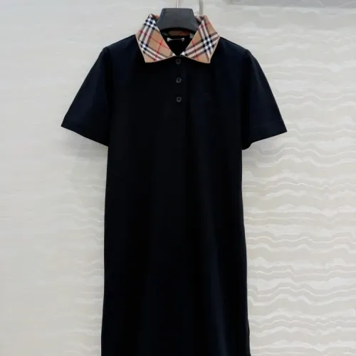 Burberry Dresses Short Sleeved For Women #1427088 $105.00 USD, Wholesale Replica Burberry Dresses