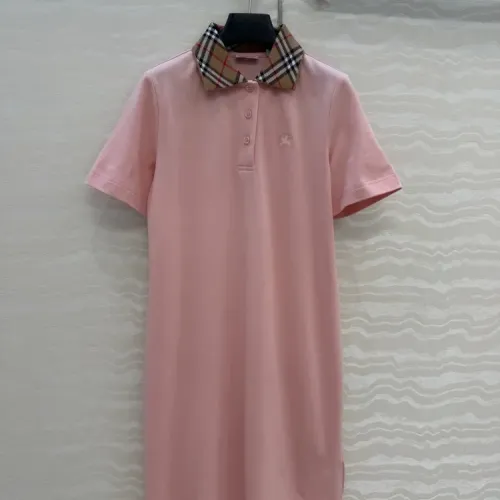 Burberry Dresses Short Sleeved For Women #1427089 $105.00 USD, Wholesale Replica Burberry Dresses