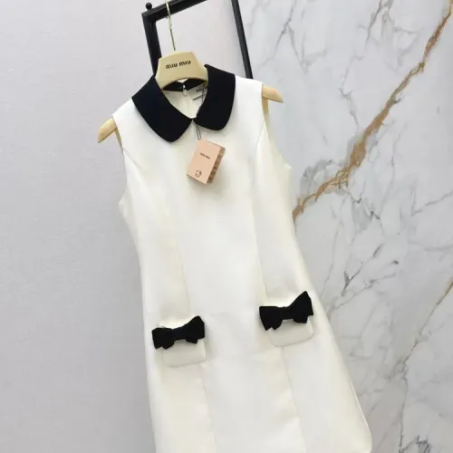 Replica MIU MIU Dresses Sleeveless For Women #1427094 $125.00 USD for Wholesale