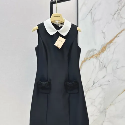 MIU MIU Dresses Sleeveless For Women #1427095 $125.00 USD, Wholesale Replica MIU MIU Dresses