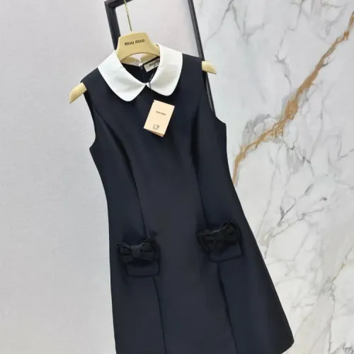 Replica MIU MIU Dresses Sleeveless For Women #1427095 $125.00 USD for Wholesale