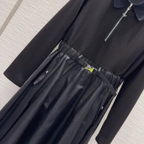 Replica Prada Dresses Long Sleeved For Women #1427097 $132.00 USD for Wholesale