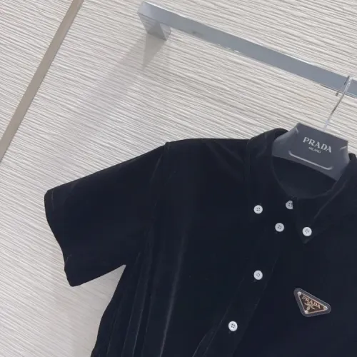 Replica Prada Dresses Short Sleeved For Women #1427098 $122.00 USD for Wholesale