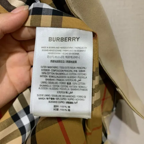 Replica Burberry Trench Coat Long Sleeved For Women #1427102 $132.00 USD for Wholesale