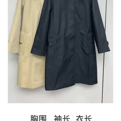 Replica Burberry Trench Coat Long Sleeved For Women #1427109 $162.00 USD for Wholesale