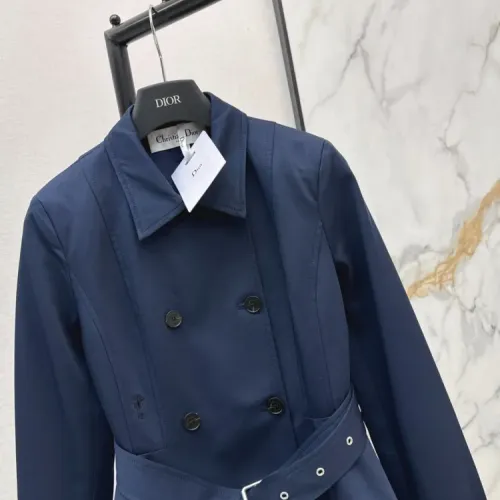 Replica Christian Dior Coats Long Sleeved For Women #1427116 $135.00 USD for Wholesale