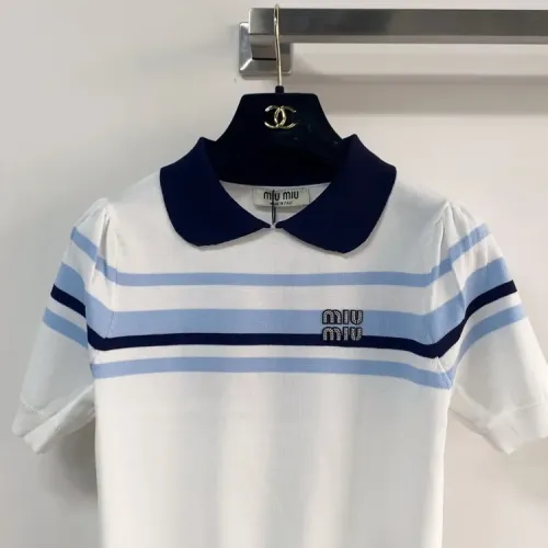 Replica MIU MIU T-Shirts Short Sleeved For Women #1427123 $96.00 USD for Wholesale