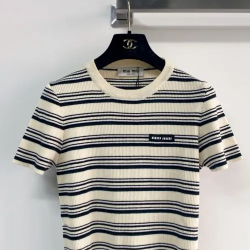 Replica MIU MIU T-Shirts Short Sleeved For Women #1427125 $96.00 USD for Wholesale