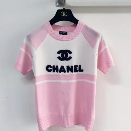 Chanel T-Shirts Short Sleeved For Women #1427146 $96.00 USD, Wholesale Replica Chanel T-Shirts