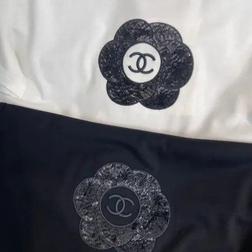 Replica Chanel T-Shirts Short Sleeved For Women #1427155 $56.00 USD for Wholesale