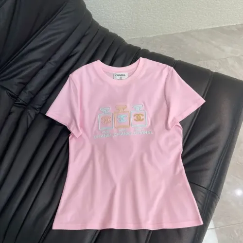 Chanel T-Shirts Short Sleeved For Women #1427157 $60.00 USD, Wholesale Replica Chanel T-Shirts