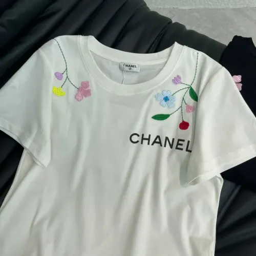 Replica Chanel T-Shirts Short Sleeved For Women #1427161 $52.00 USD for Wholesale