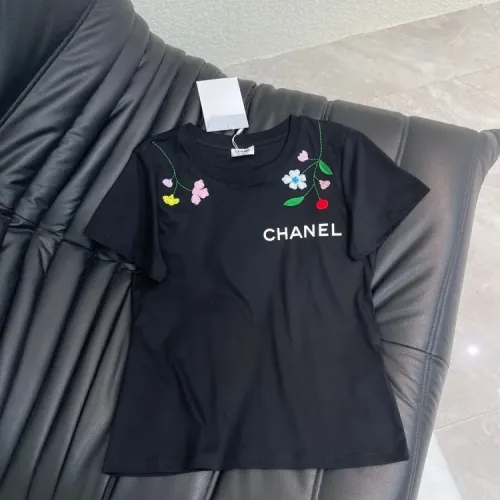 Chanel T-Shirts Short Sleeved For Women #1427162 $52.00 USD, Wholesale Replica Chanel T-Shirts