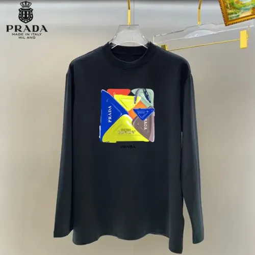 Prada T-Shirts Long Sleeved For Unisex #1427164 $34.00 USD, Wholesale Replica Prada T-Shirts