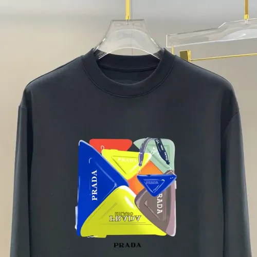 Replica Prada T-Shirts Long Sleeved For Unisex #1427164 $34.00 USD for Wholesale