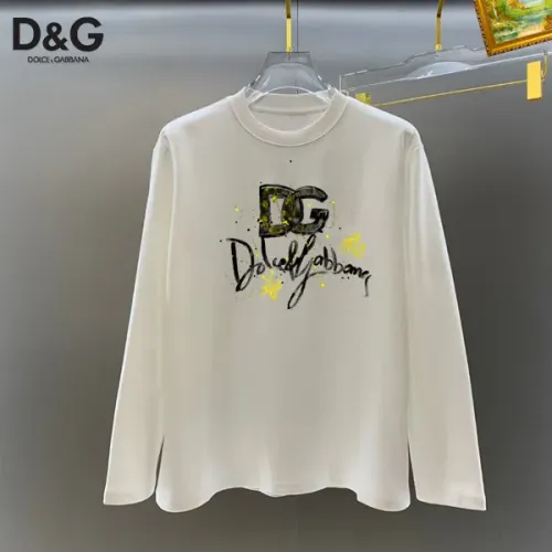 Dolce &amp; Gabbana D&amp;G T-Shirts Long Sleeved For Unisex #1427191 $34.00 USD, Wholesale Replica Dolce &amp; Gabbana D&amp;G T-Shirts