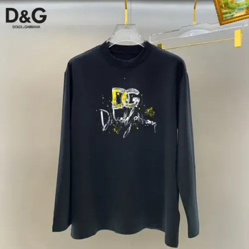 Dolce &amp; Gabbana D&amp;G T-Shirts Long Sleeved For Unisex #1427192 $34.00 USD, Wholesale Replica Dolce &amp; Gabbana D&amp;G T-Shirts