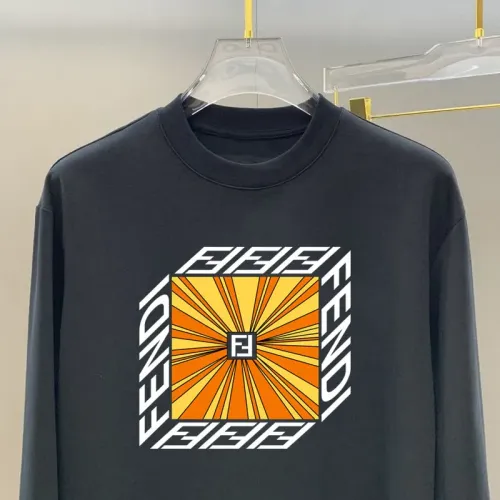 Replica Fendi T-Shirts Long Sleeved For Unisex #1427198 $34.00 USD for Wholesale