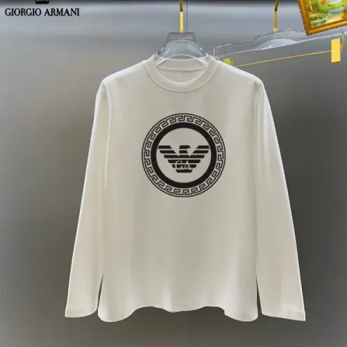 Armani T-Shirts Long Sleeved For Unisex #1427214 $34.00 USD, Wholesale Replica Armani T-Shirts