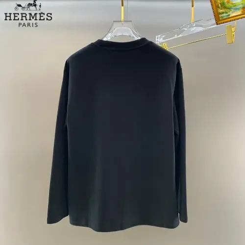 Replica Hermes T-Shirts Long Sleeved For Unisex #1427225 $34.00 USD for Wholesale