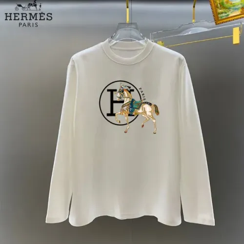 Hermes T-Shirts Long Sleeved For Unisex #1427232 $34.00 USD, Wholesale Replica Hermes T-Shirts